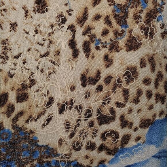 Conspiracy Sexy floral with Cheetah print dress - Picture 11 of 12